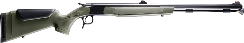 CVA Optima Muzzleloader 50 Cal 26" Fiber Optic Black/Green Finish