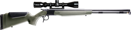 CVA Optima Muzzleloader 50 Cal 26" Black/Green with 3-9x40 Optic