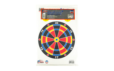 Pro-Shot Splatter Shot Dart Board Game Series Shooting Target 8-Pack, 12"x18"
