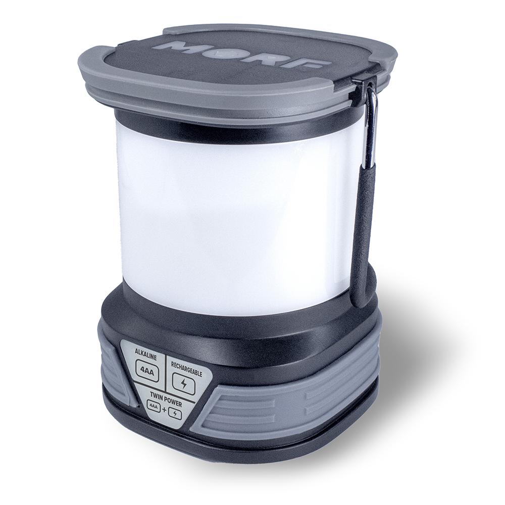 Police Security Flashlights Twin Power Portable Lantern 400 Lumens Black