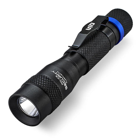 Police Security Mole 45-Lumen Mini LED Flashlight with Clip - Black