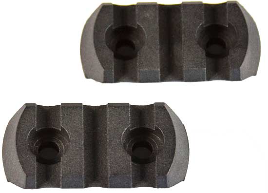 J&E M-LOK Polymer Rail Sections 1.5 Inch 3-Slot (2-Pack)