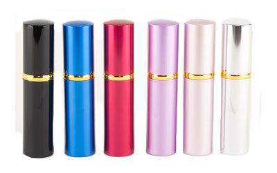 PS Products Lipstick Disguised Pepper Spray Display, 6 Pack, Assorted Colors