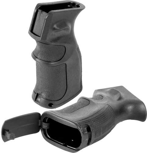 J&E Black Ergonomic Operator Pistol Grip AK47/74 Single Groove