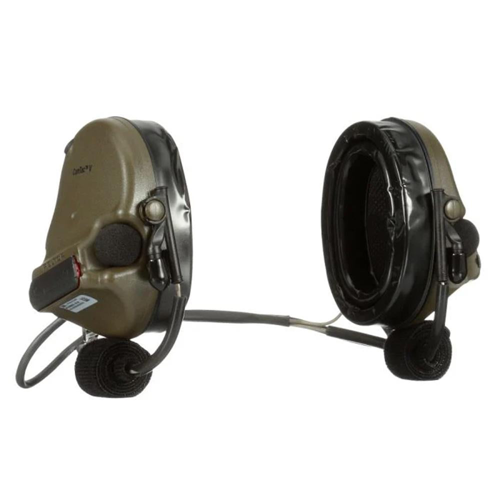 Peltor ComTac V Electronic Hearing Protection Neckband Headset Green