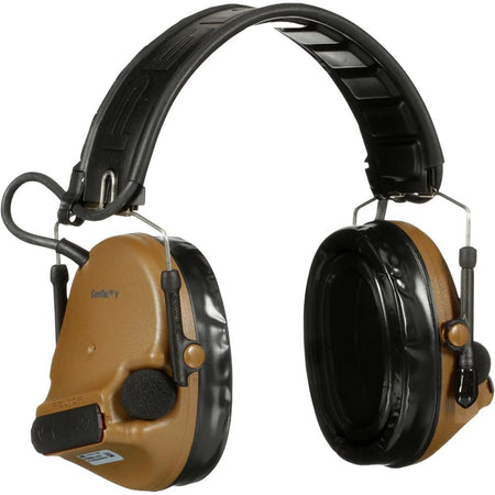 3M Peltor ComTac V Tactical Hearing Defender Headset Coyote Brown
