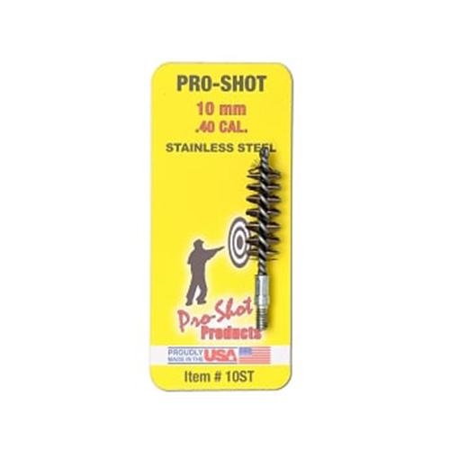 Pro-Shot Stainless Steel .40 Cal/10mm Pistol Bore Brush