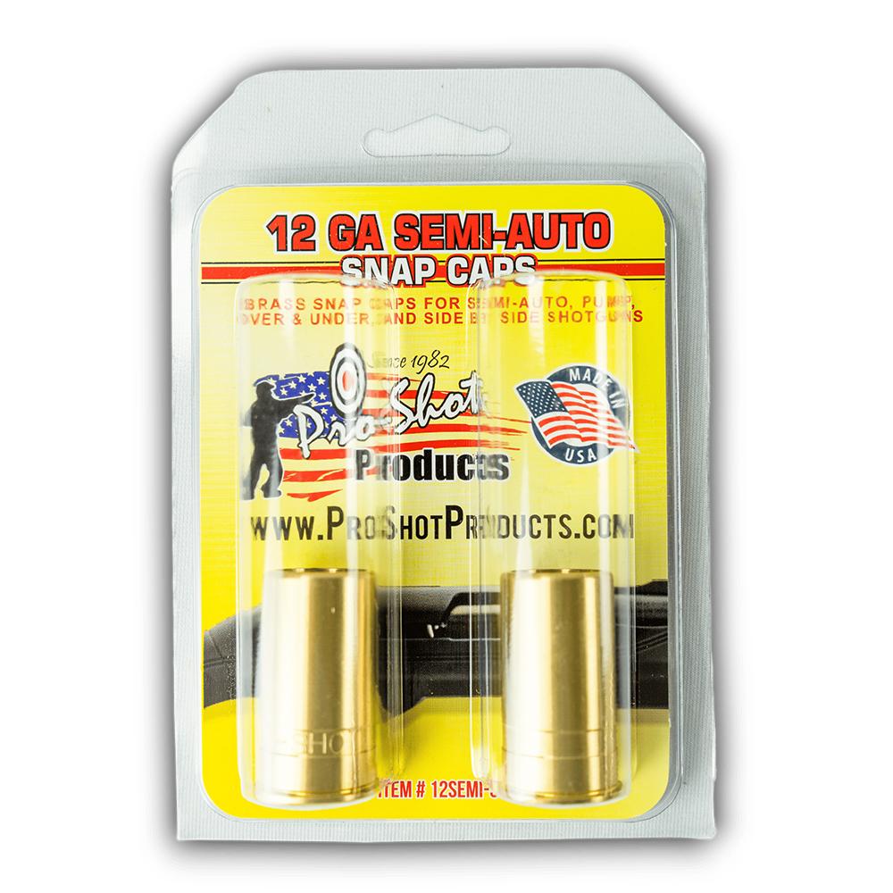 Pro-Shot 12 ga Full Brass Spring Loaded Snap Caps
