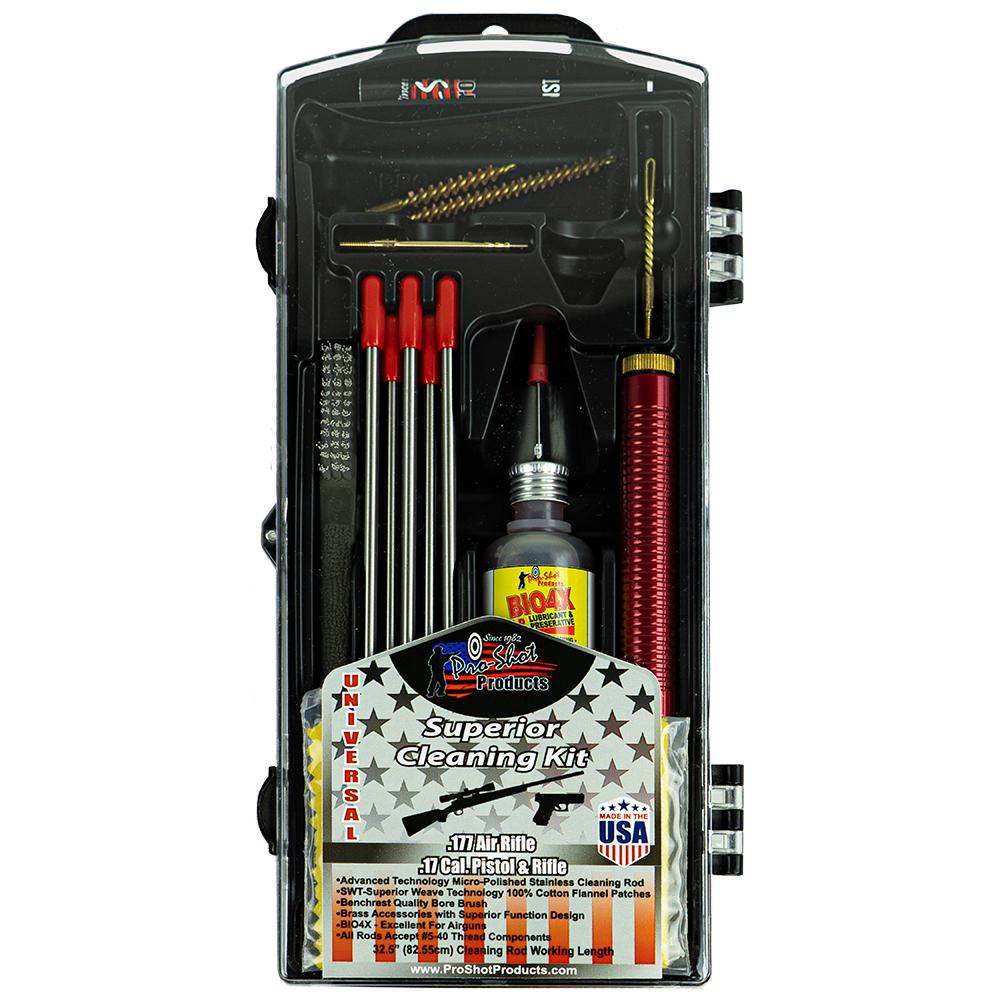 Pro-Shot Multi Section Cleaning Kit for .177 Air Rifle Pistol and .17 Cal