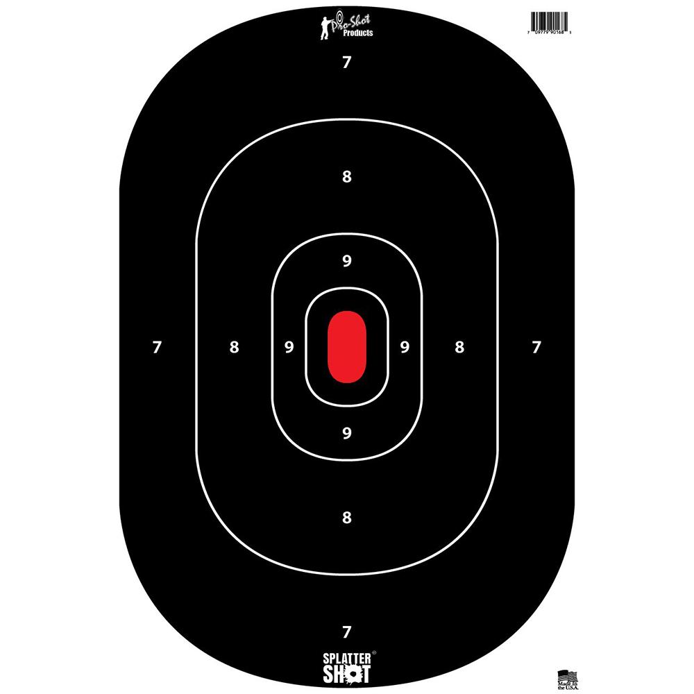 Pro-Shot 12x17 Silhouette Paper Shooting Target 8 Pack