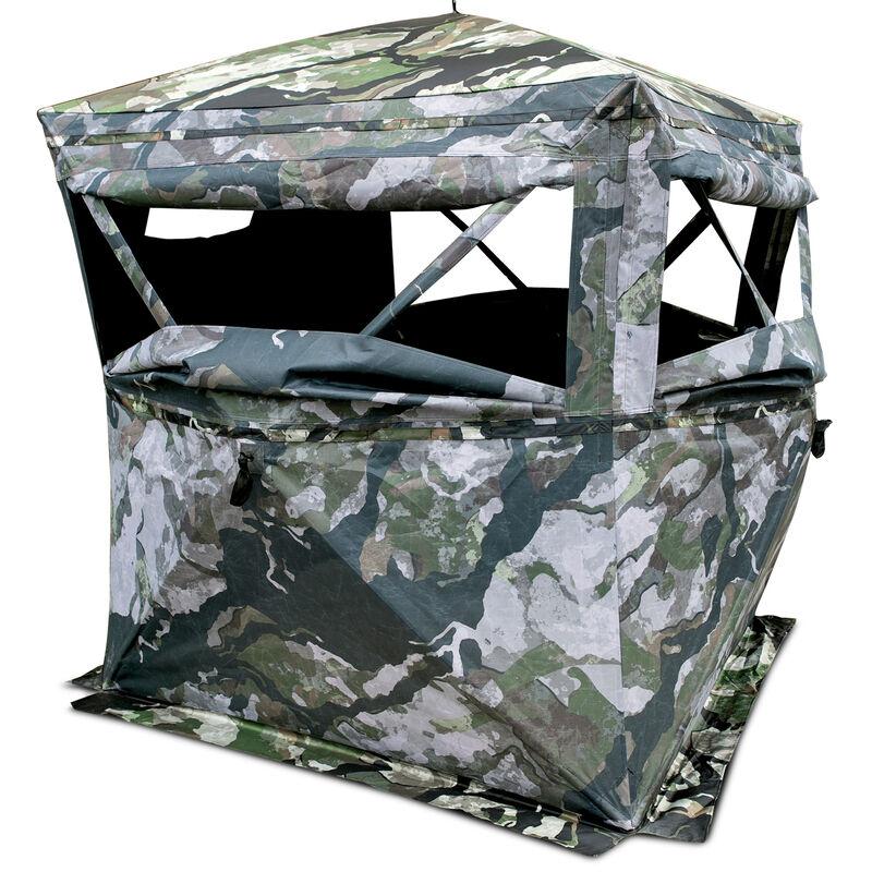 Primos Full Frontal One Way See Through Ground Blind Veil Camo Adjustable Window System