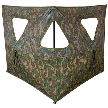 Primos Double Bull Stakeout Ground Blind - Mossy Oak Greenleaf Camo