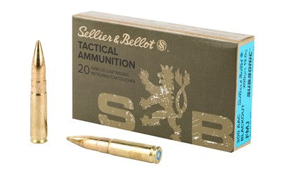 Sellier & Bellot 300 Blackout  200gr Subsonic FMJ Ammunition