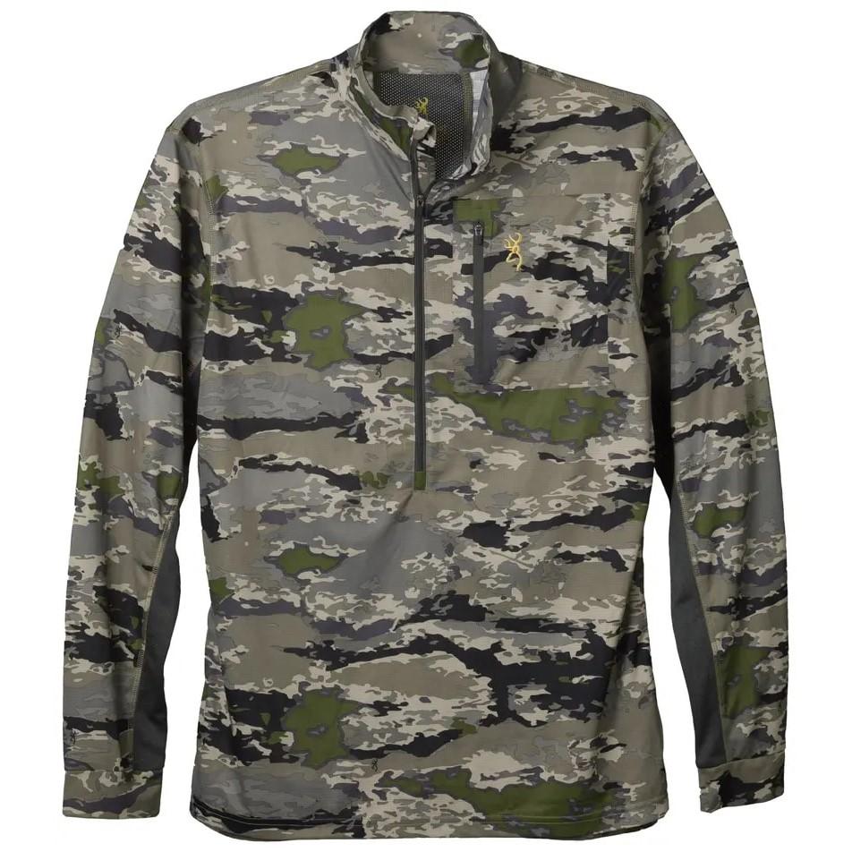 Browning Ovix Early Season 3/4 Zip Shirt Size S