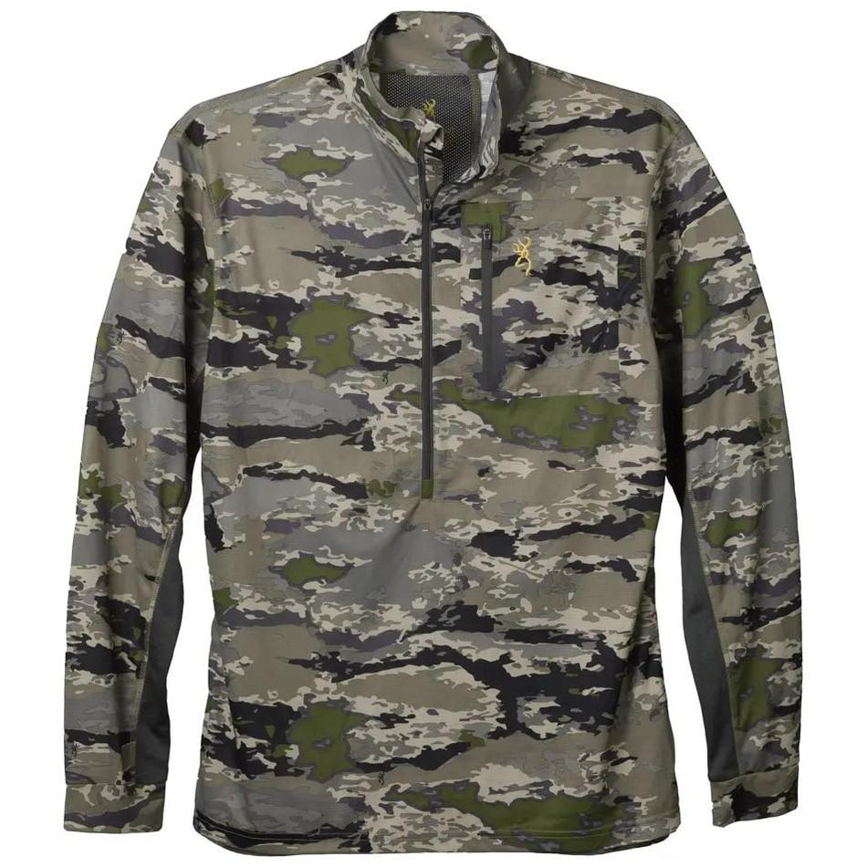 Browning Ovix Early Season 3/4 Zip Shirt Size S
