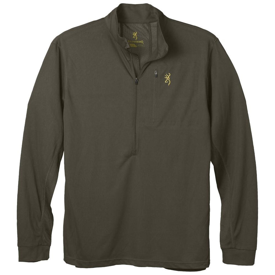 Browning Early Season Zip Hunting Shirt with UPF 50+ Major Brown S