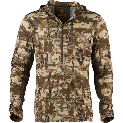 Browning Auric Camo Early Season Hooded Long Sleeve Shirt - Small