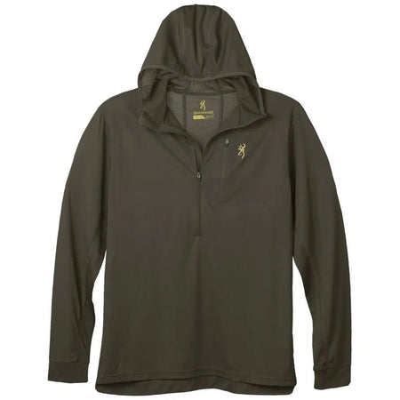 Browning Early Season Vented Hooded Shirt with Odor Control Major Brown M