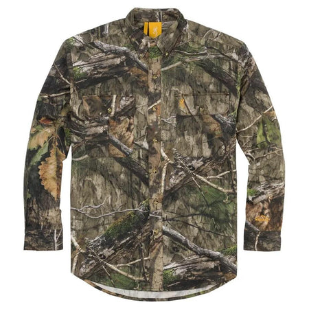 Browning Wasatch-CB Long Sleeve Button-Front Shirt Mossy Oak DNA 2XL