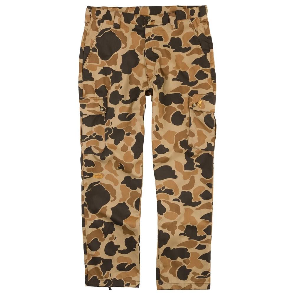 Browning Wasatch Cotton Hunting Pant Vintage Tan Camo L
