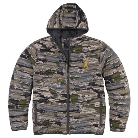 Browning Packable PrimaLoft Puffer Jacket Ovix Camo M