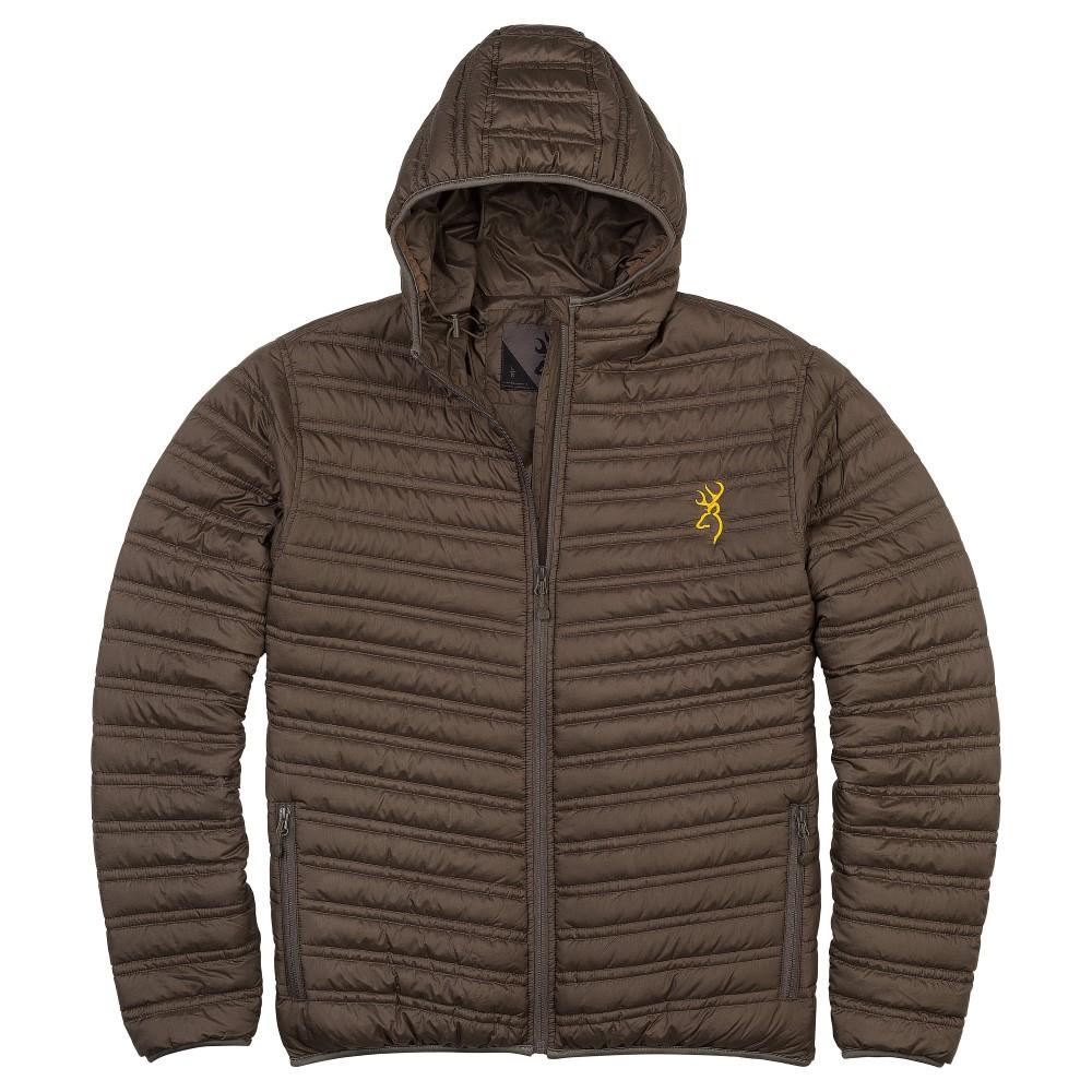 Browning PrimaLoft Packable Puffer Jacket Major Brown Size S