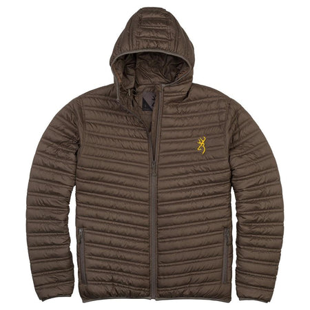 Browning PrimaLoft Packable Puffer Jacket Major Brown Size S