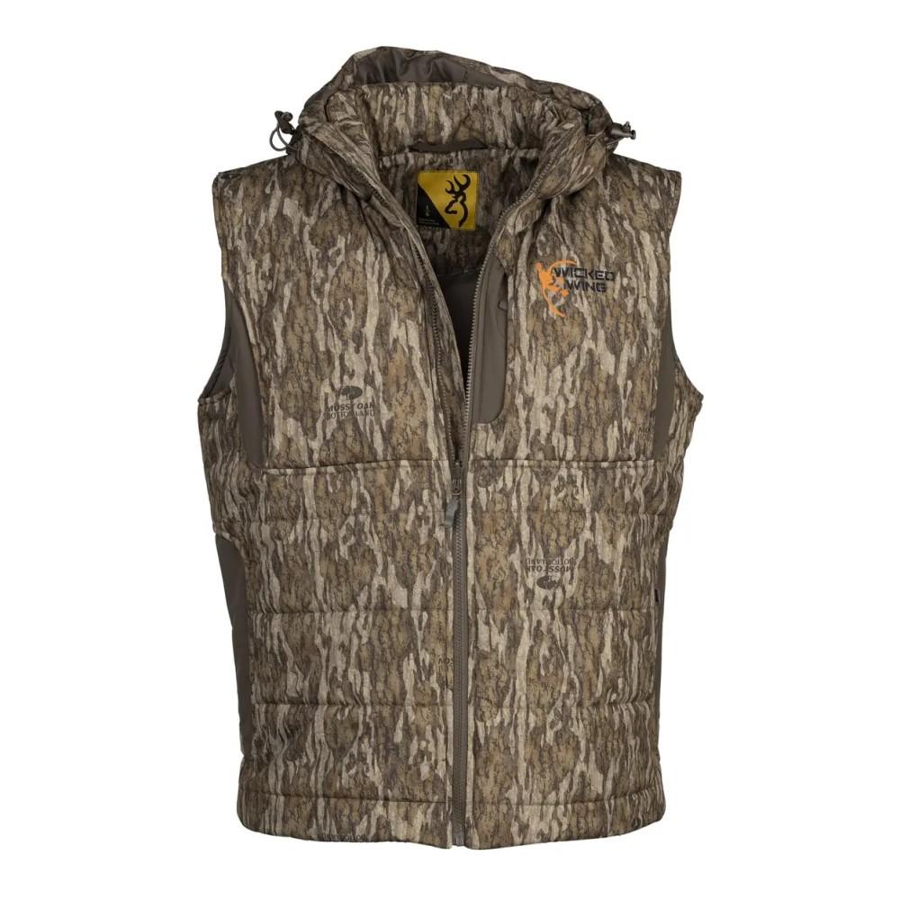Browning Wicked Wing PrimaLoft Insulated Vest Mossy Oak Bottomland S