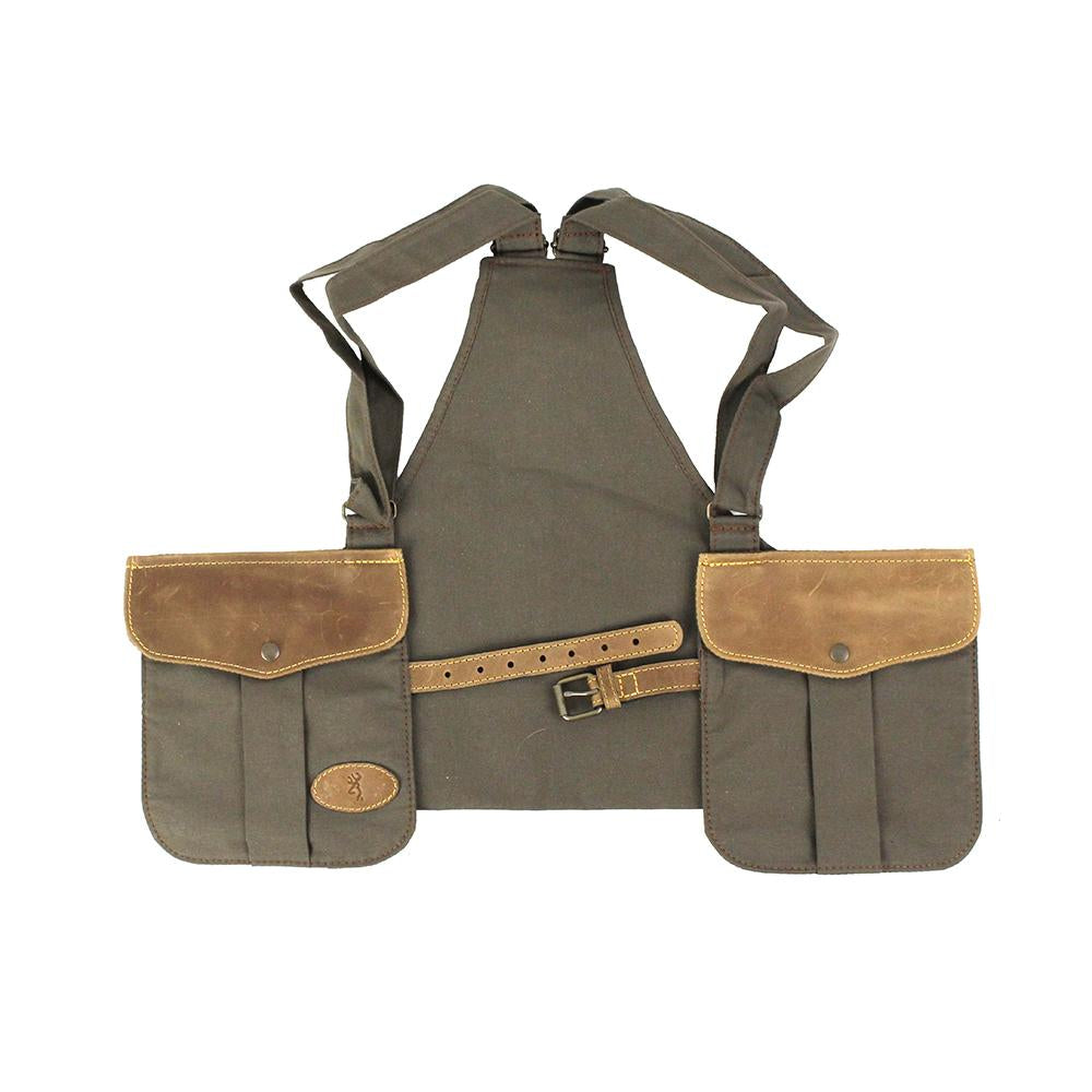 Browning Canvas Upland Bird Hunting Vest Olive Green