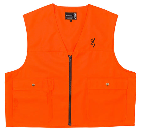 Browning Blaze Orange Safety Vest Size Medium