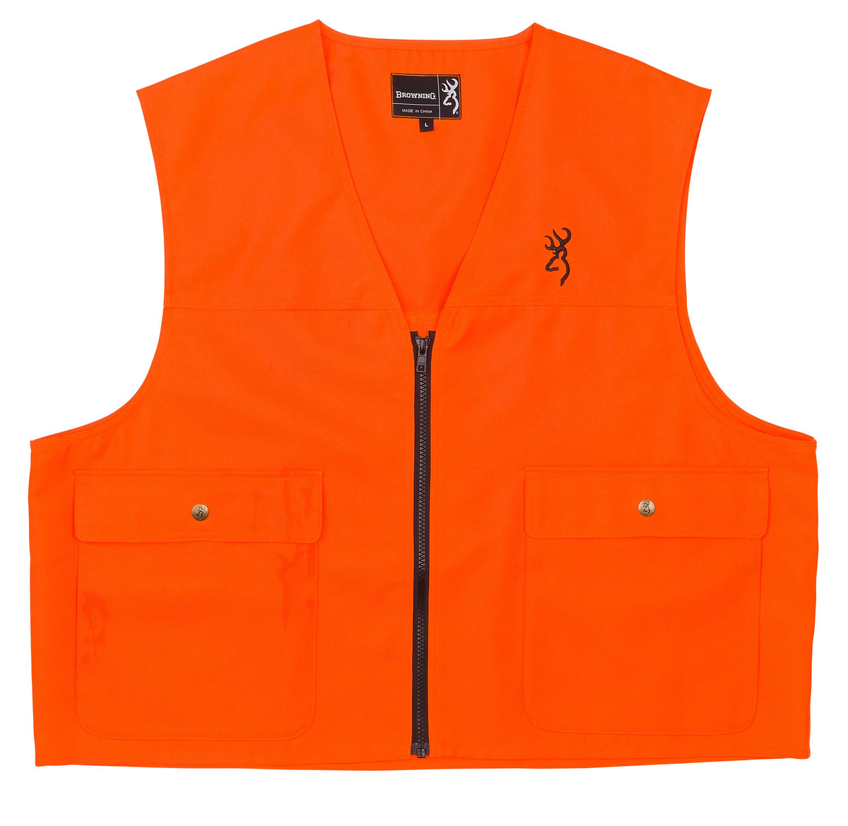 Browning Blaze Orange Safety Vest Large