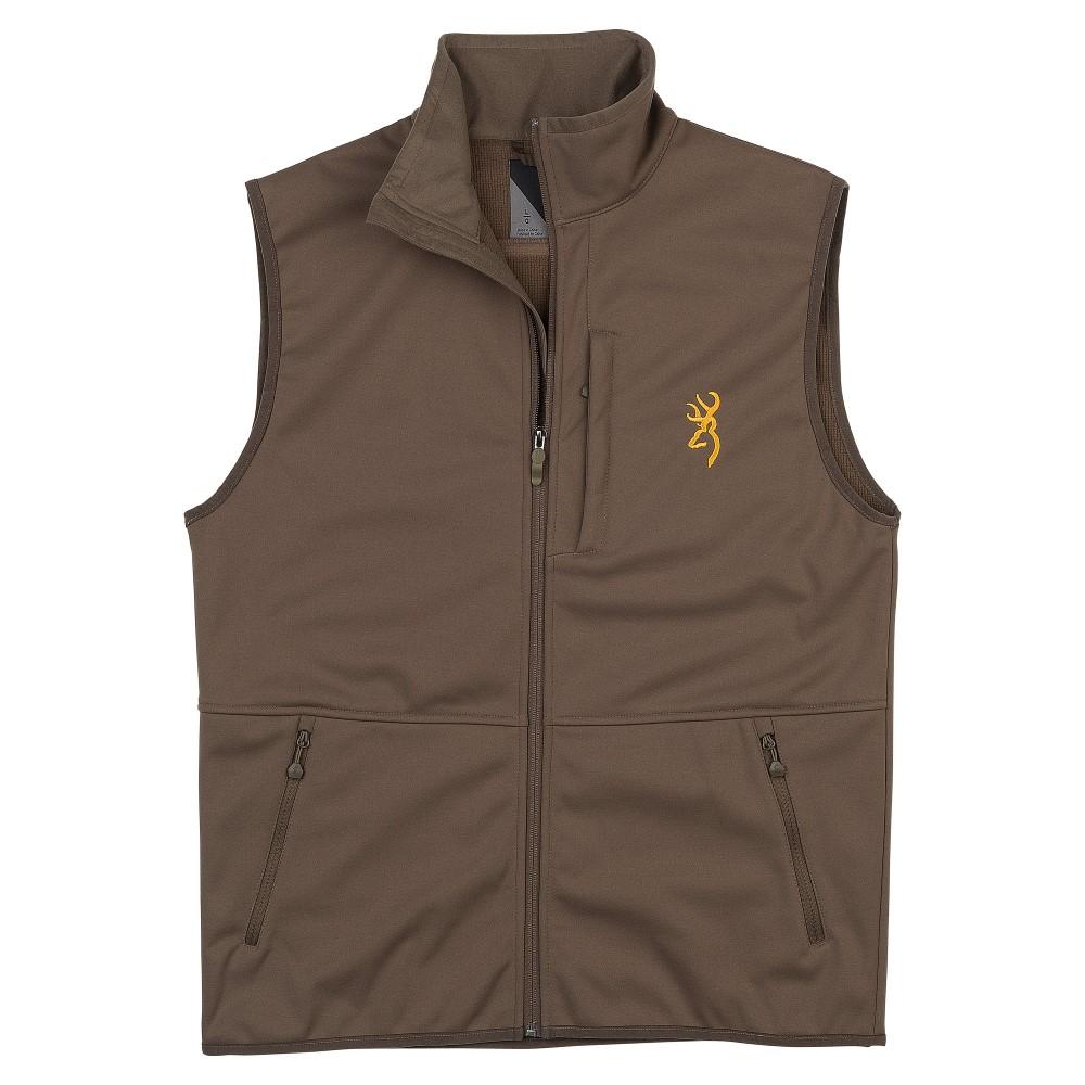 Browning Major Brown Soft Shell Vest Small
