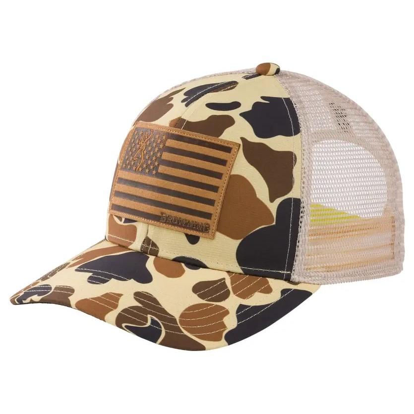 Browning Company Vintage Tan Camo Cap One Size Fits Most