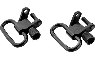 Quake Claw Quick Detach Standard Swivel Set, 2 Pack, Black Steel