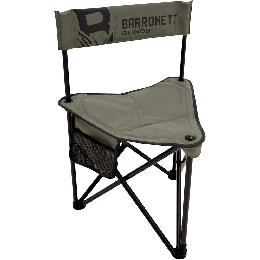 Barronett XL Aluminum Blind Chair Grey with Padded Seat and Backrest
