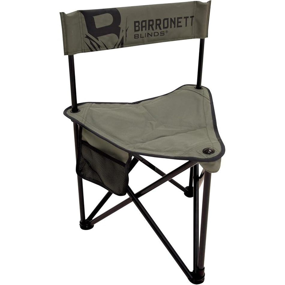 Barronett XL Aluminum Blind Chair Grey with Padded Seat and Backrest