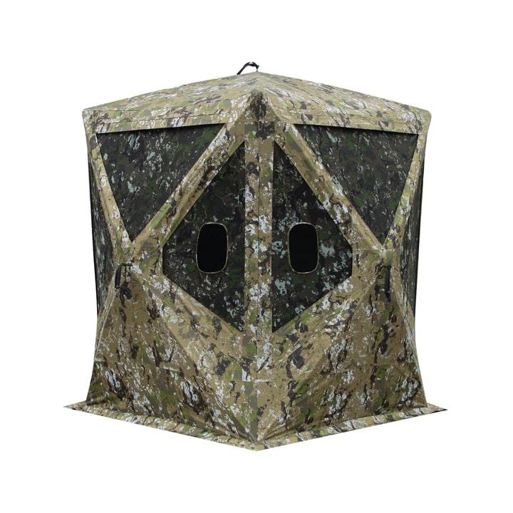 Barronett Blinds Big Mike Ground Blind Zipperless Windows Crater Thrive Camo