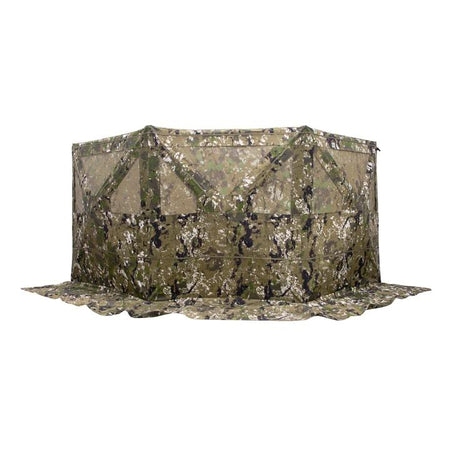 Barronett Blinds Face-Off Panel Blind with 1-Way Fabric Windows Crater Thrive Camo