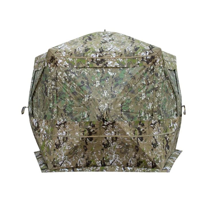 Barronett Hi-Five Pentagon Hub Blind with 1-Way Fabric - Thrive Camo
