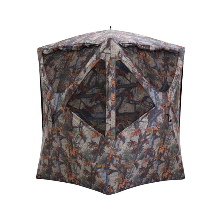 Barronett Blinds Prowler 300 Ground Blind Bloodtrail Woodland Camo Standing Shot Ready