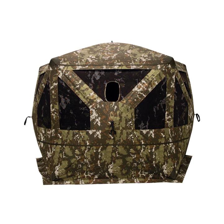 Pentagon Heavy-Duty Ground Blind by Barronett Blinds - Harvest Camo