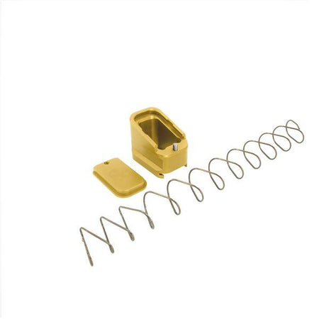 Shield Arms +5/+4 Round Magazine Extension for Glock 17/22/34/35/19X/45 Gold