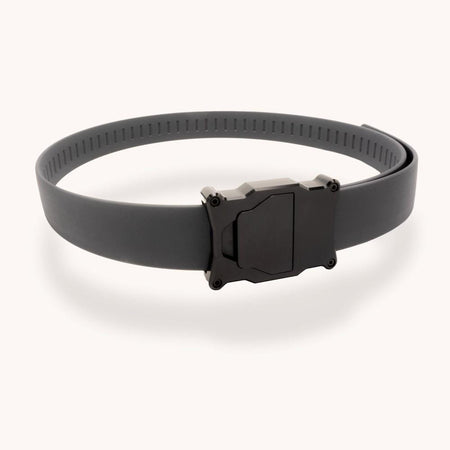 Shield Arms Apogee Grey Buckle Black Belt Ratchet Style