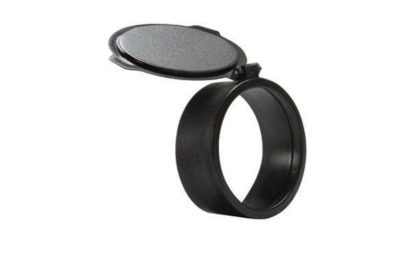 Quake Bushwacker 270 Scope Lens Cover Size 3 Matte Black See-Through Snap-Lock Design