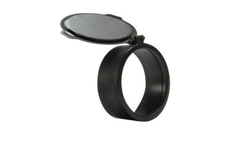 Quake Bushwacker 270 Scope Lens Cover Size 3 Matte Black See-Through Snap-Lock Design
