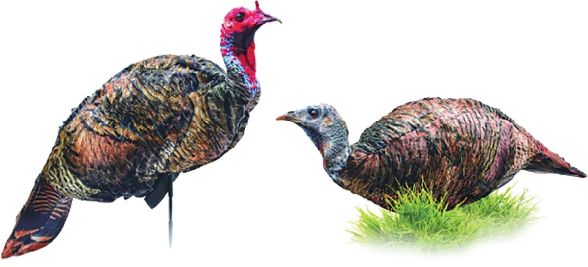 Montana DecoyCo PurrFect Pair XD Folding Turkey Decoy Set