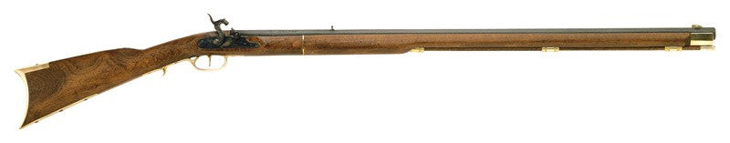 Traditions P1060 Kentucky Single Shot Black Powder Pistol 50 Cal 10" Color Case Hardened Frame Walnut Grip