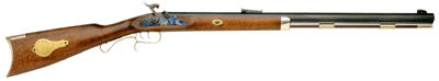Traditions Hawken Woodsman 50 Caliber Percussion 28" Blued Octagonal Barrel Hardwood Muzzleloader