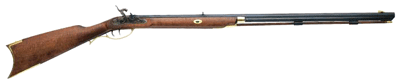 Traditions Crockett 32 Caliber 32" Blued Percussion Muzzleloader Rifle Hardwood Stock