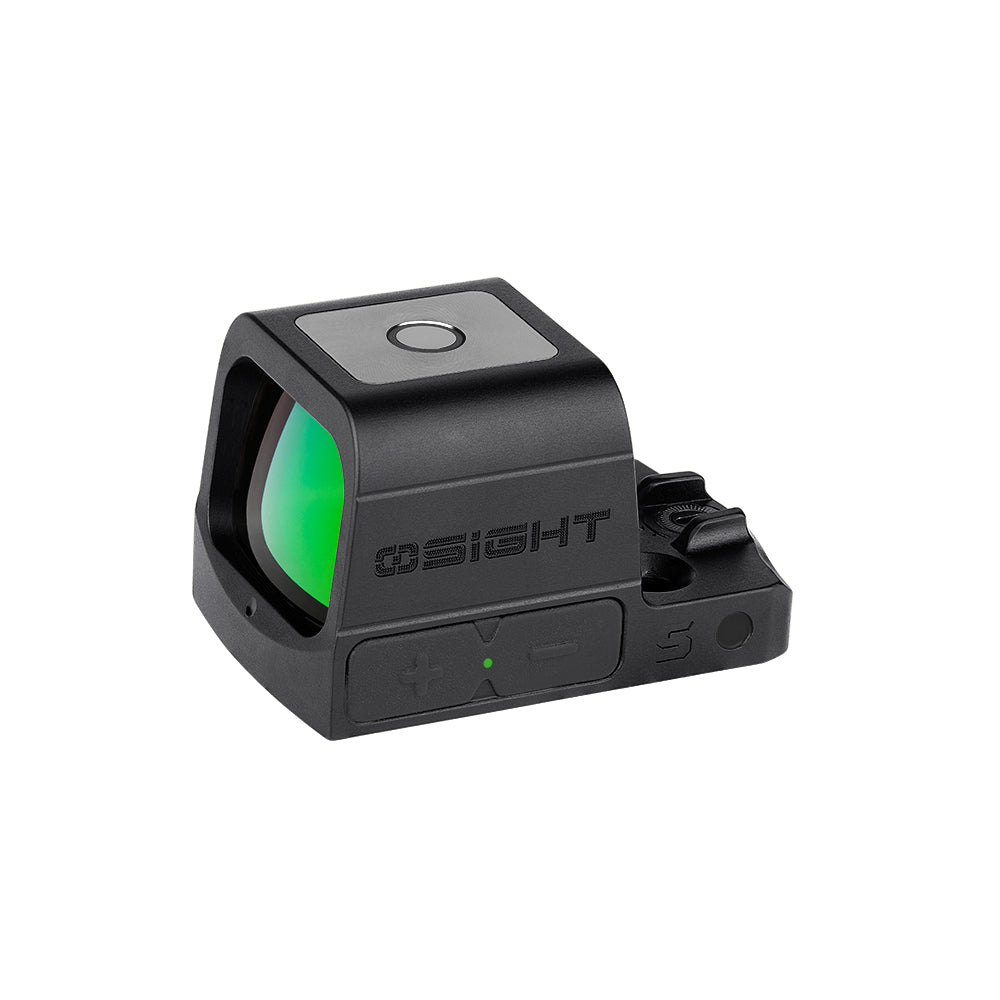 Osight S Black Anodized Reflex Sight 1x 2 MOA Dot Plus 32 MOA Circle